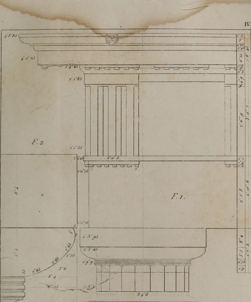 An illustration from The antiquities of Athens and other monuments of Greece, 1858, leaf 179