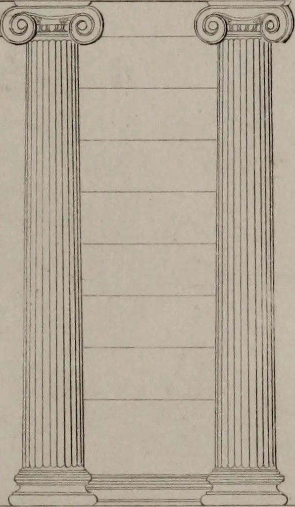An illustration from The antiquities of Athens and other monuments of Greece, 1858, leaf 181
