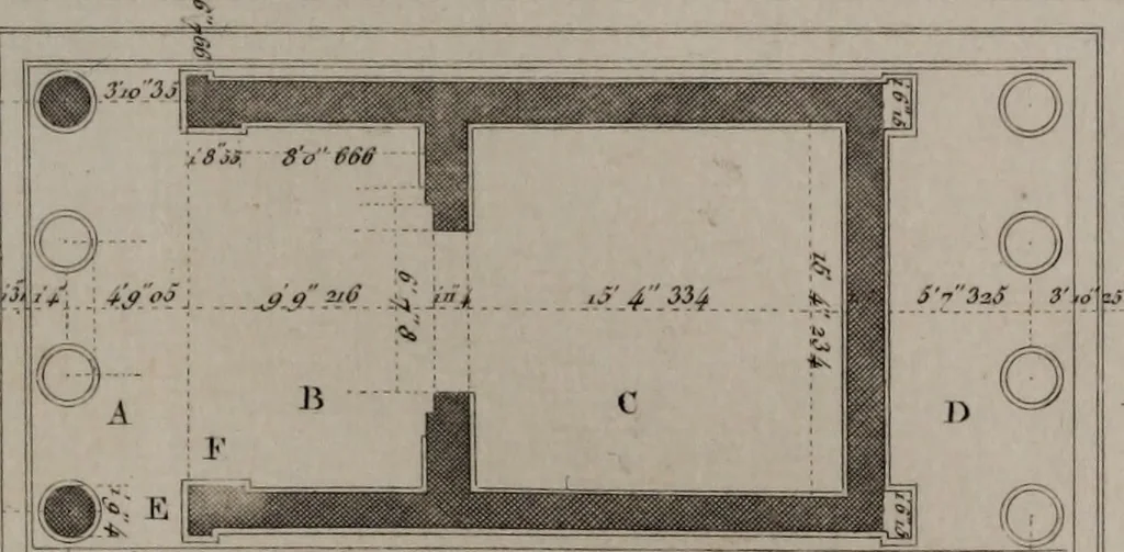 An illustration from The antiquities of Athens and other monuments of Greece, 1858, leaf 181