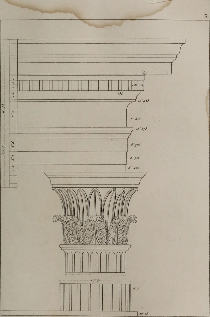 An illustration from The antiquities of Athens and other monuments of Greece, 1858, leaf 191