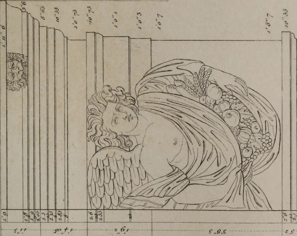 An illustration from The antiquities of Athens and other monuments of Greece, 1858, leaf 193