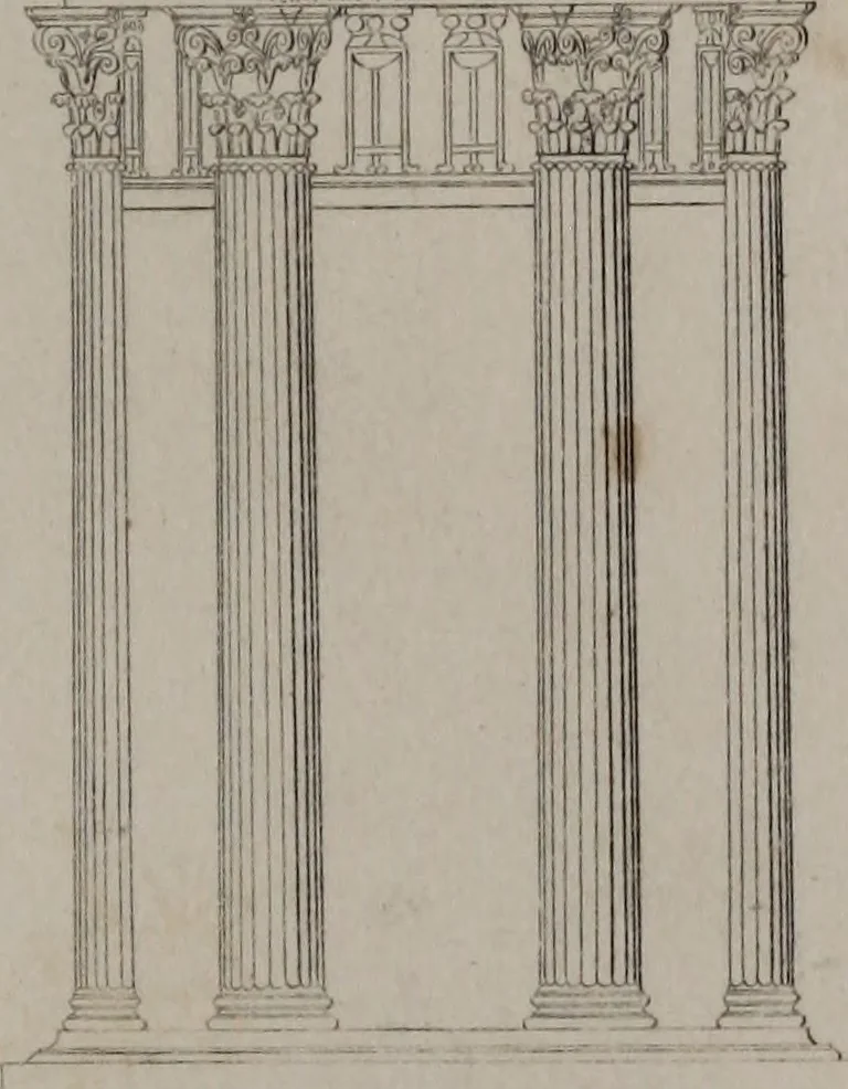An illustration from The antiquities of Athens and other monuments of Greece, 1858, leaf 195