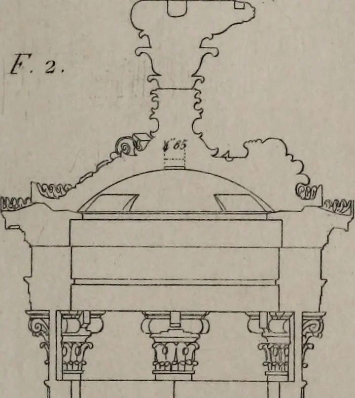 An illustration from The antiquities of Athens and other monuments of Greece, 1858, leaf 197