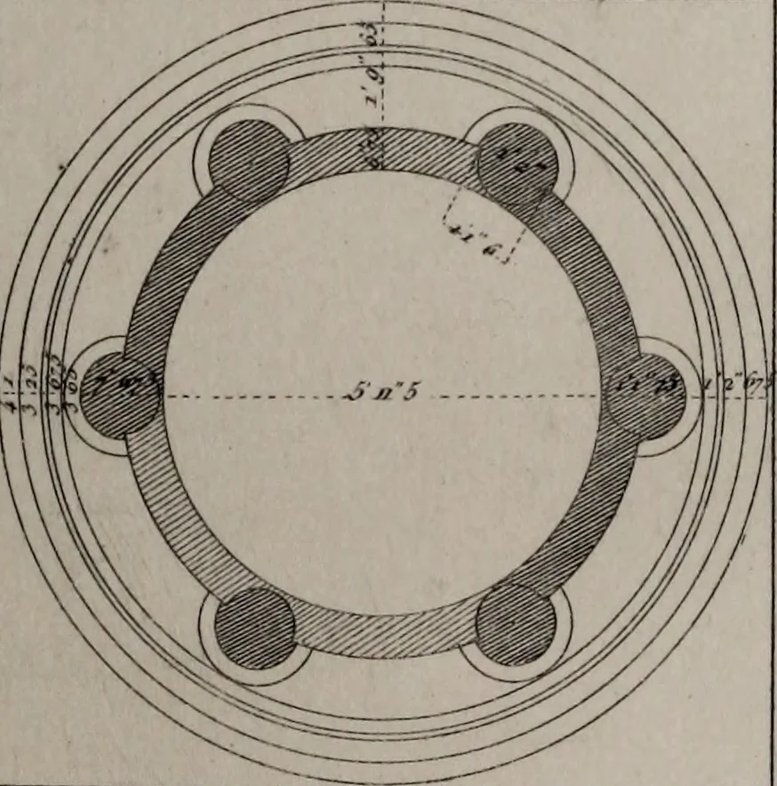 An illustration from The antiquities of Athens and other monuments of Greece, 1858, leaf 197