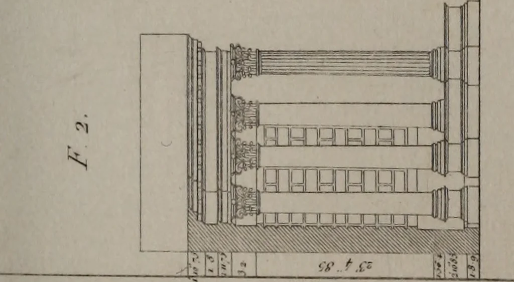 An illustration from The antiquities of Athens and other monuments of Greece, 1858, leaf 209