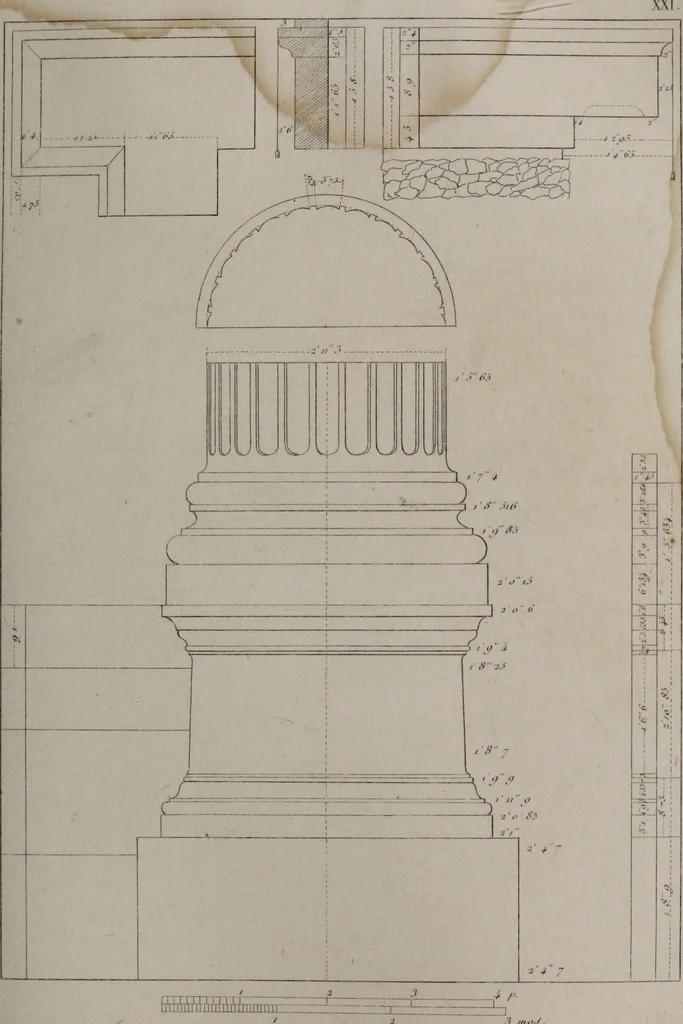 An illustration from The antiquities of Athens and other monuments of Greece, 1858, leaf 213