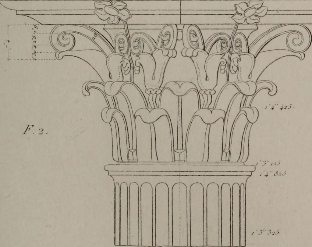 An illustration from The antiquities of Athens and other monuments of Greece, 1858, leaf 215