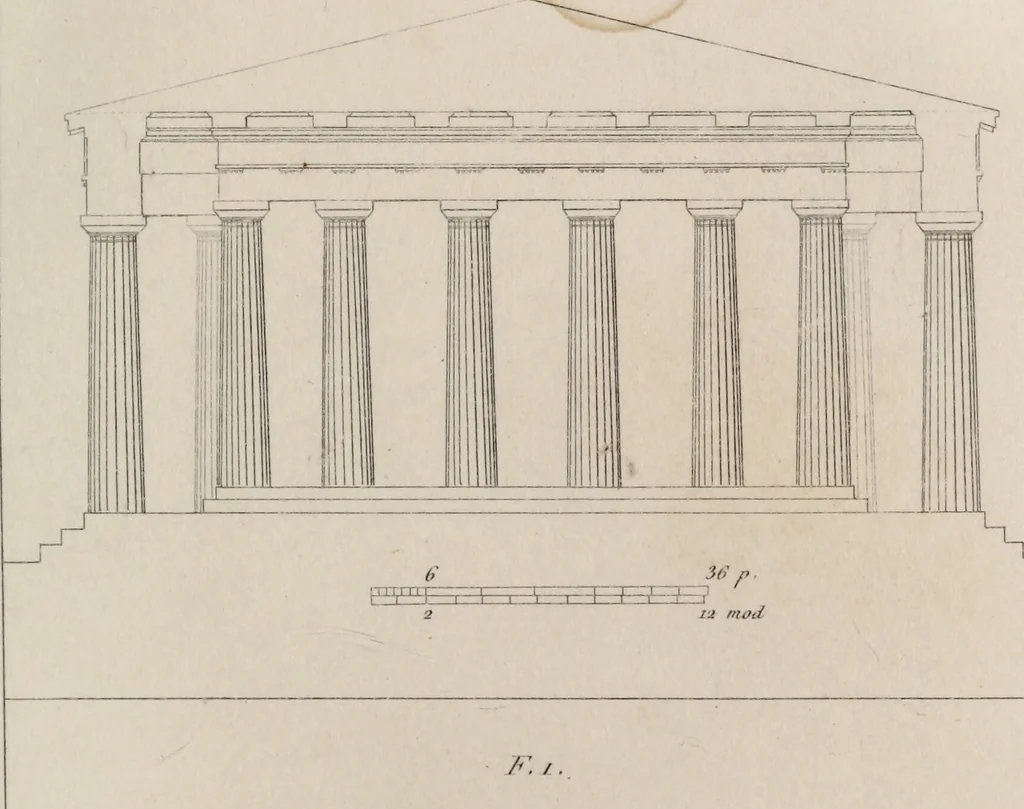 An illustration from The antiquities of Athens and other monuments of Greece, 1858, leaf 217