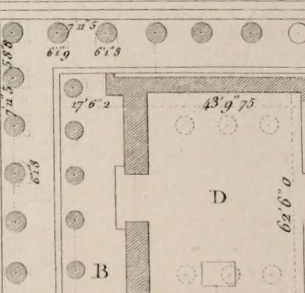 An illustration from The antiquities of Athens and other monuments of Greece, 1858, leaf 217