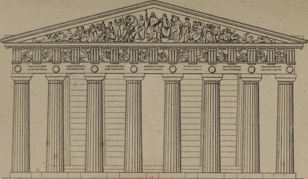 An illustration from The antiquities of Athens and other monuments of Greece, 1858, leaf 219