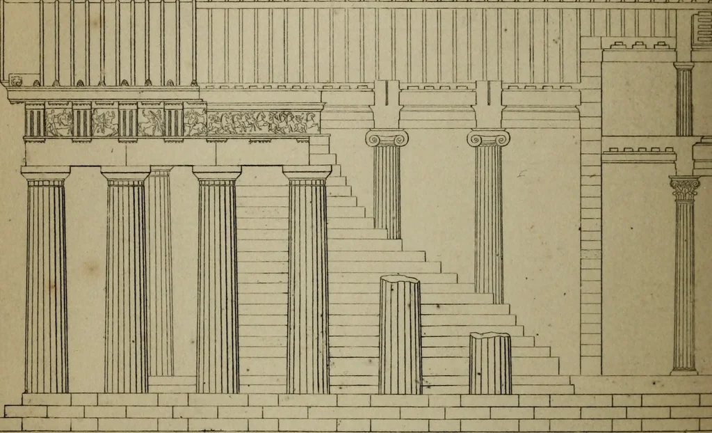 An illustration from The antiquities of Athens and other monuments of Greece, 1858, leaf 222