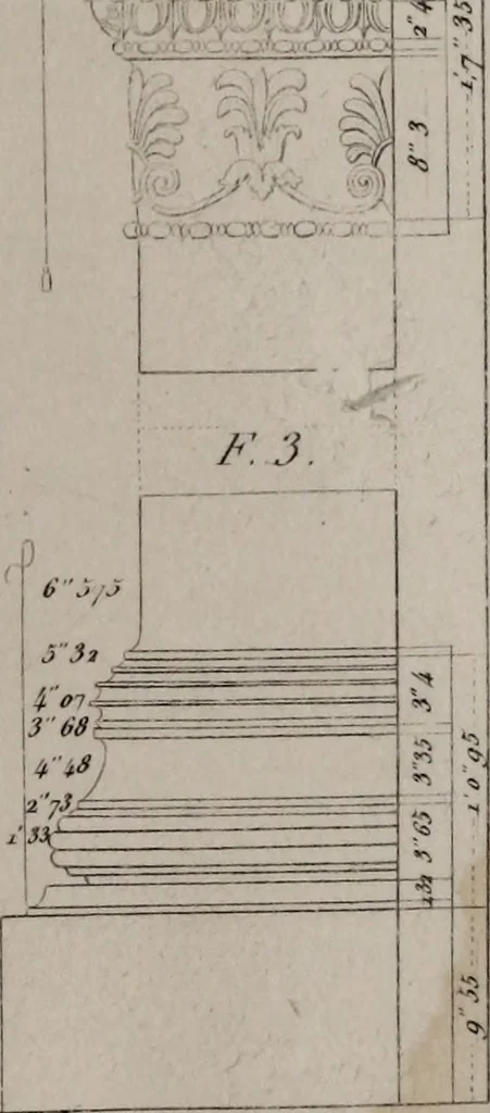 An illustration from The antiquities of Athens and other monuments of Greece, 1858, leaf 250
