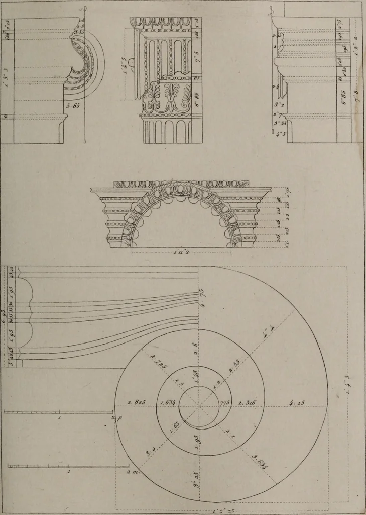 An illustration from The antiquities of Athens and other monuments of Greece, 1858, leaf 252
