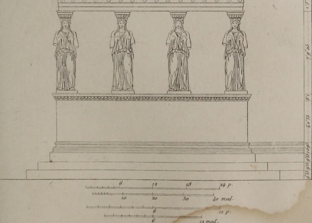 An illustration from The antiquities of Athens and other monuments of Greece, 1858, leaf 256