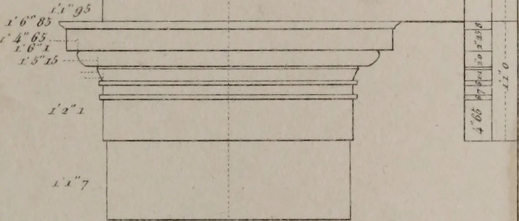 An illustration from The antiquities of Athens and other monuments of Greece, 1858, leaf 266