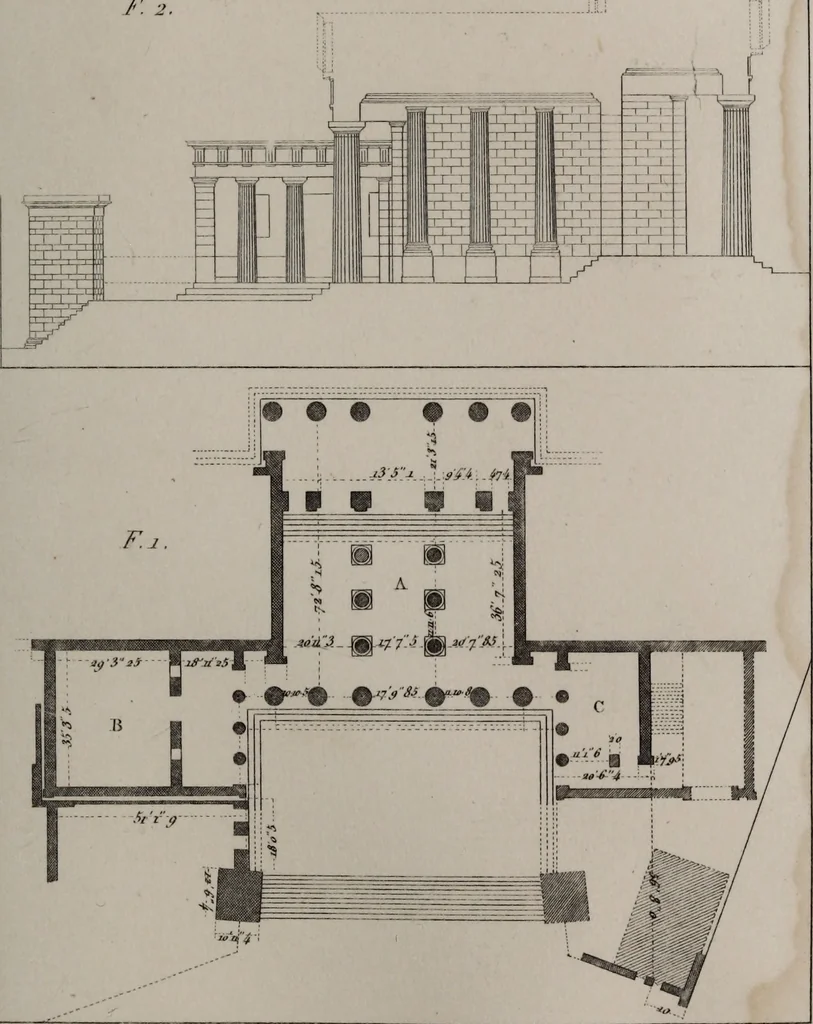 An illustration from The antiquities of Athens and other monuments of Greece, 1858, leaf 268