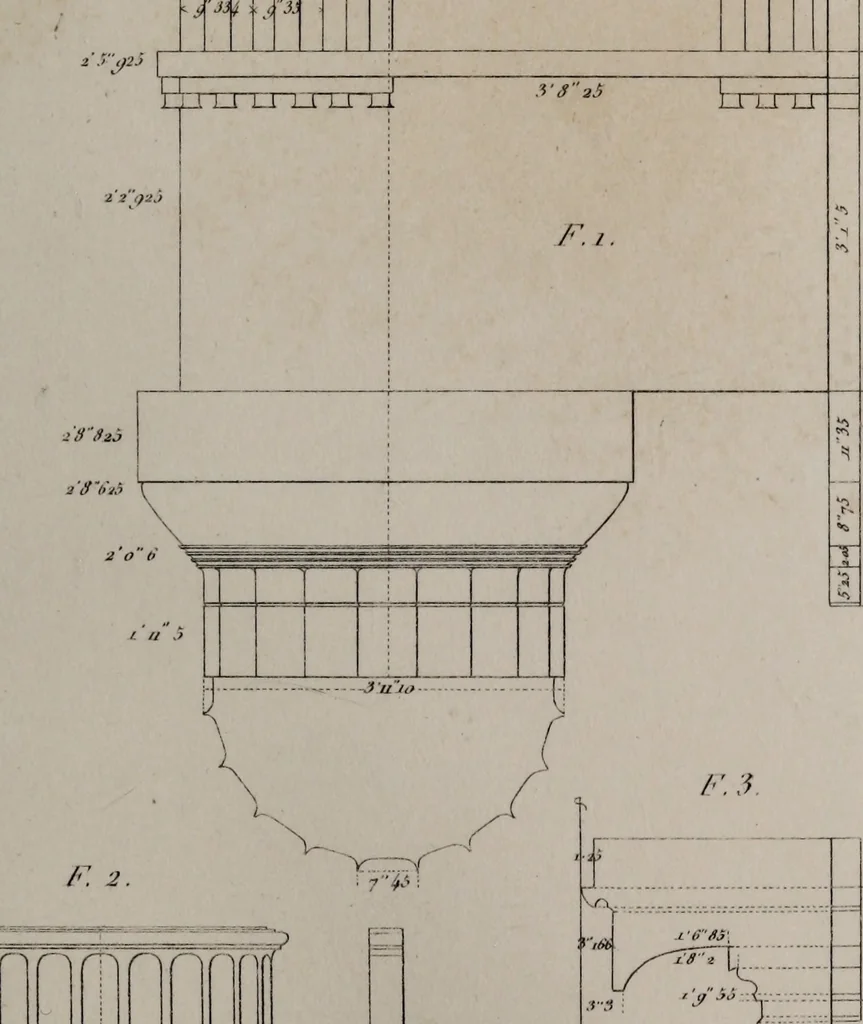An illustration from The antiquities of Athens and other monuments of Greece, 1858, leaf 272