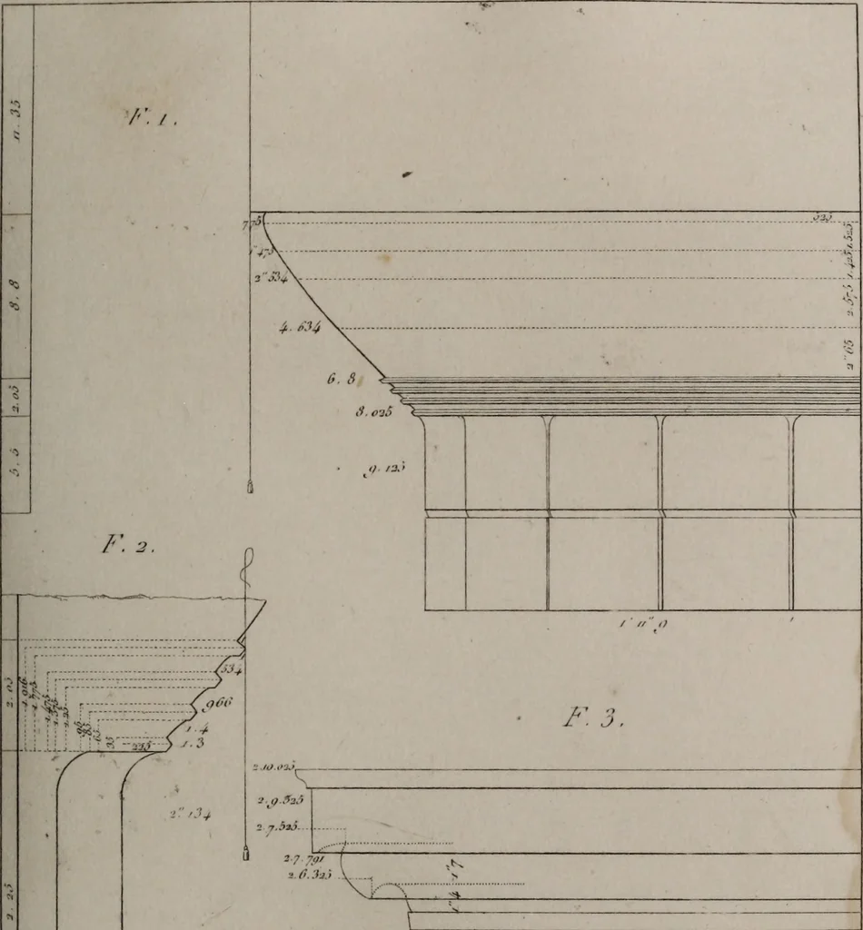 An illustration from The antiquities of Athens and other monuments of Greece, 1858, leaf 276