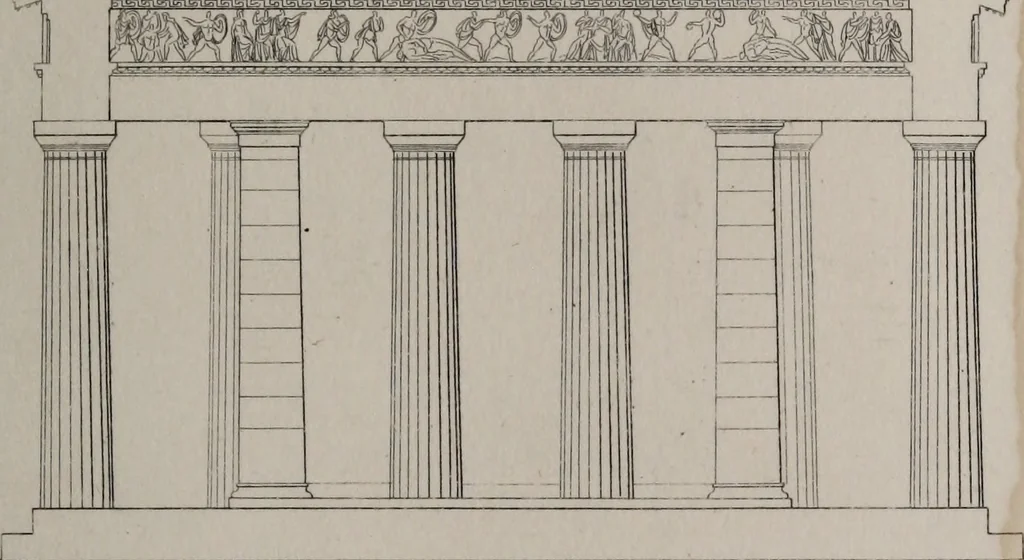 An illustration from The antiquities of Athens and other monuments of Greece, 1858, leaf 278
