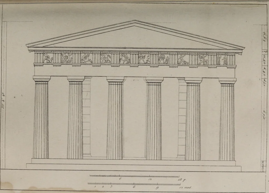 An illustration from The antiquities of Athens and other monuments of Greece, 1858, leaf 280