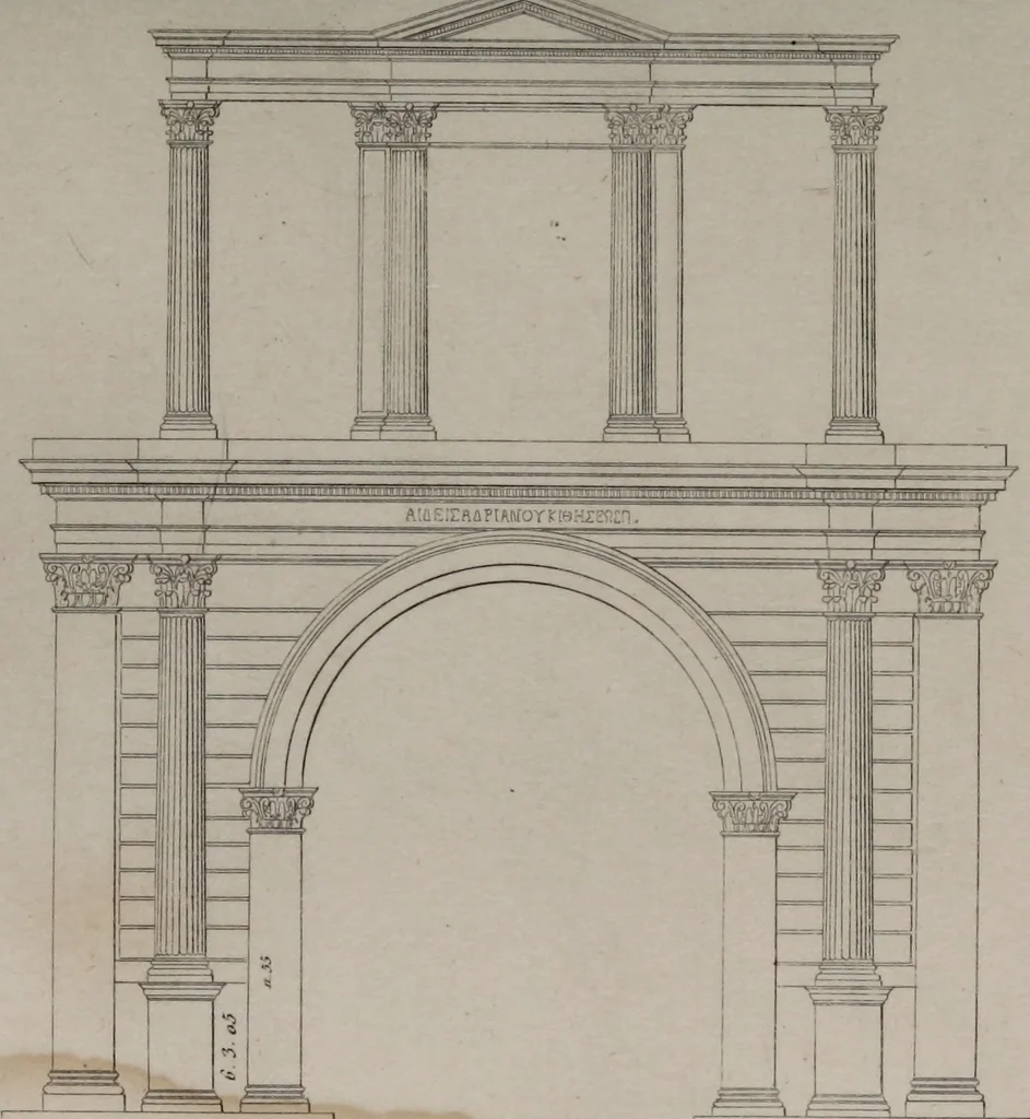 An illustration from The antiquities of Athens and other monuments of Greece, 1858, leaf 294