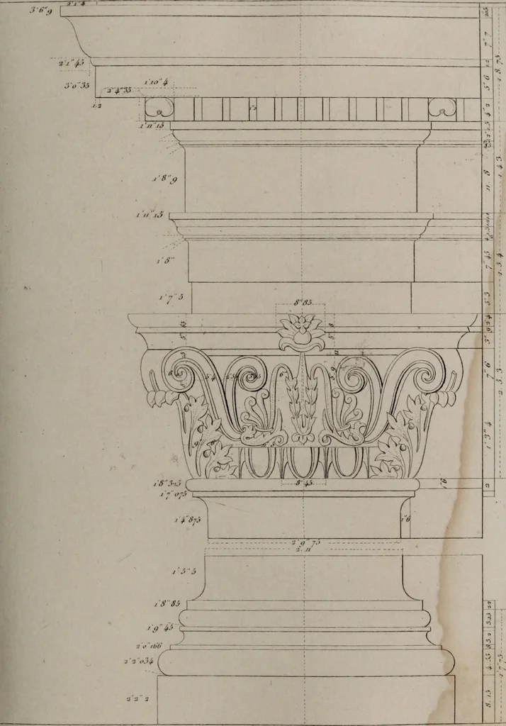 An illustration from The antiquities of Athens and other monuments of Greece, 1858, leaf 296