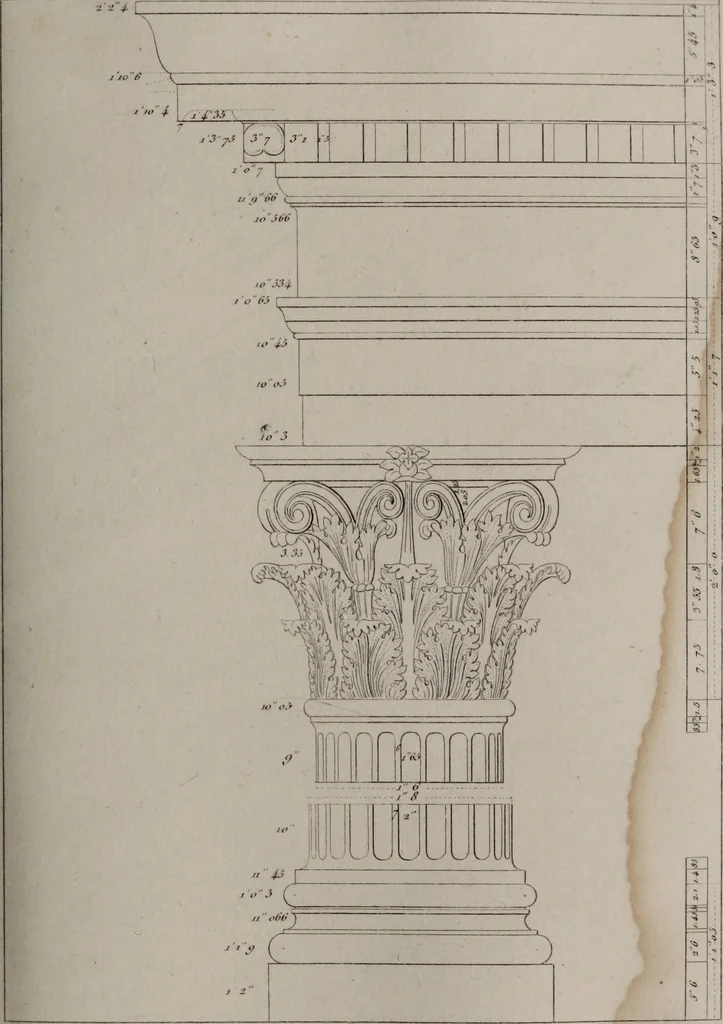 An illustration from The antiquities of Athens and other monuments of Greece, 1858, leaf 298