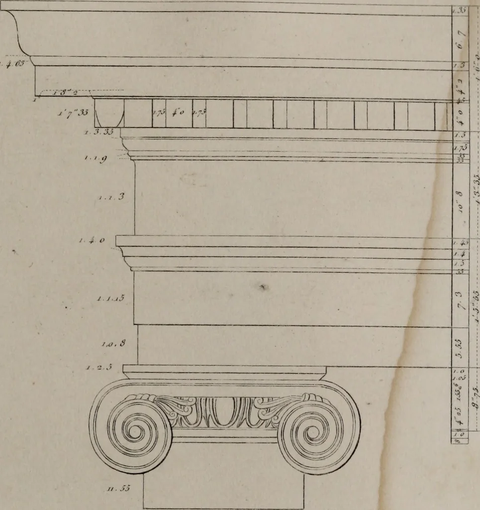 An illustration from The antiquities of Athens and other monuments of Greece, 1858, leaf 304