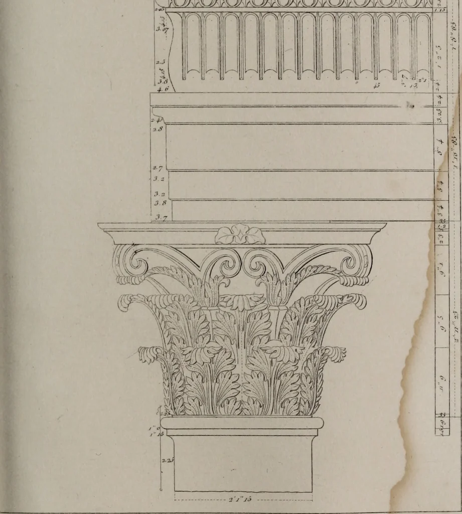 An illustration from The antiquities of Athens and other monuments of Greece, 1858, leaf 316