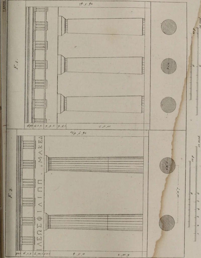 An illustration from The antiquities of Athens and other monuments of Greece, 1858, leaf 318