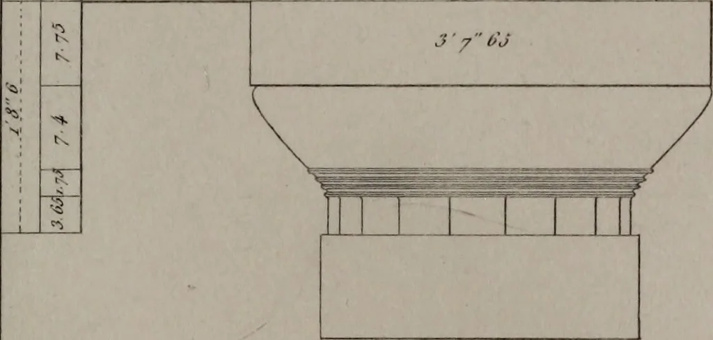 An illustration from The antiquities of Athens and other monuments of Greece, 1858, leaf 320