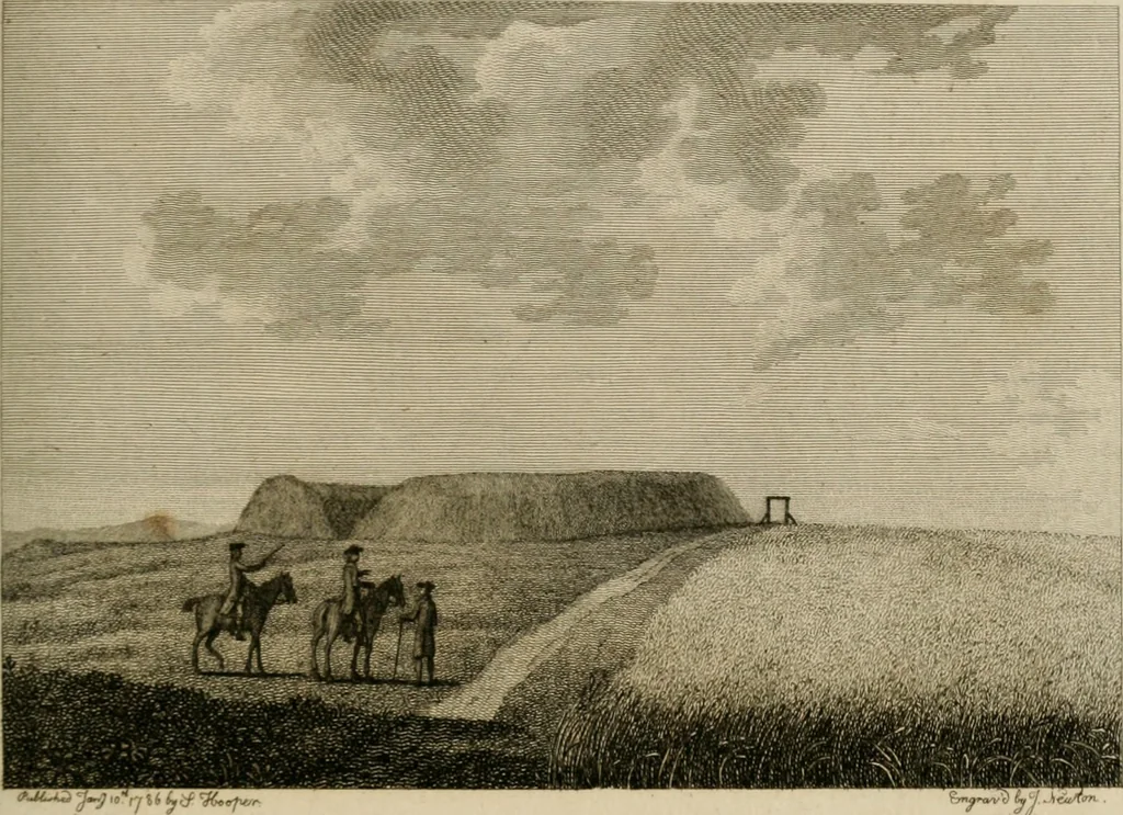 An illustration from Supplement to the antiquities of England and Wales, 1777, leaf 100