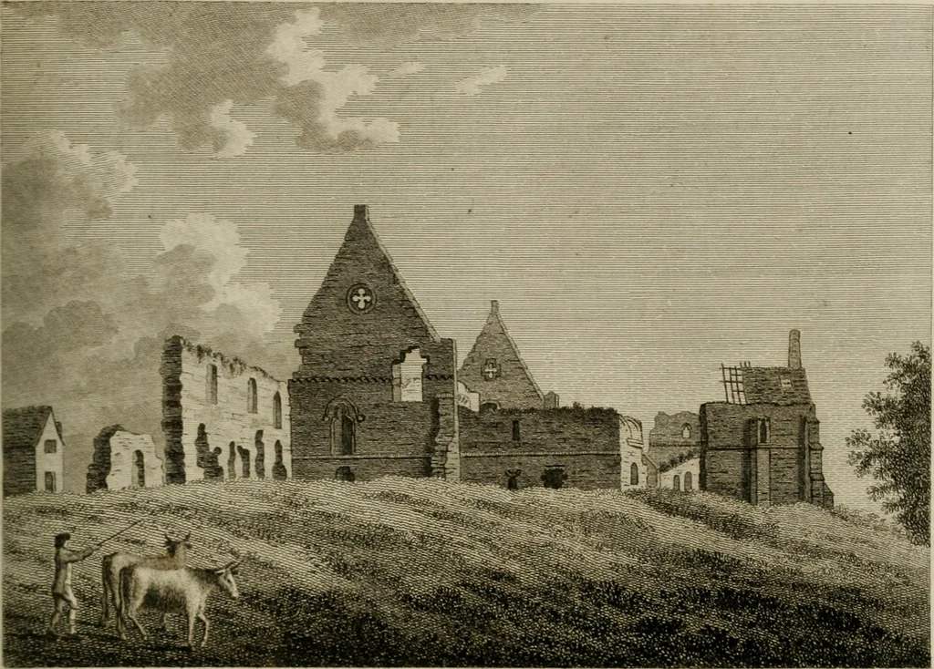 An illustration from Supplement to the antiquities of England and Wales, 1777, leaf 104