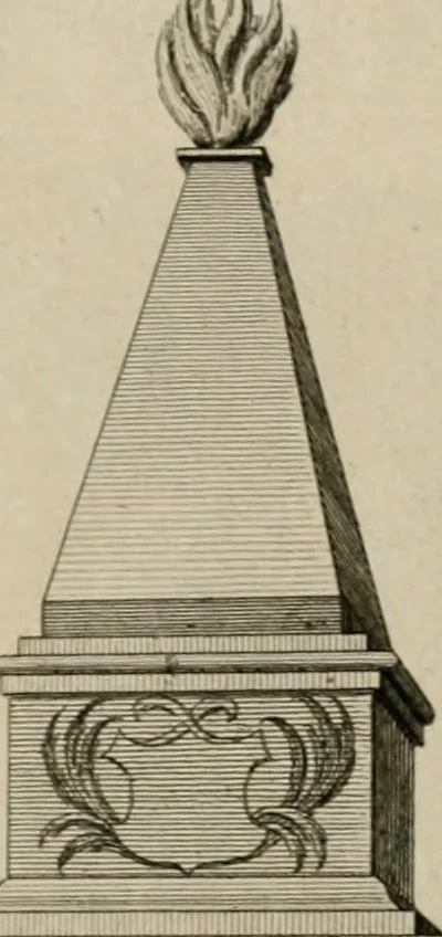 An illustration from Supplement to the antiquities of England and Wales, 1777, leaf 128