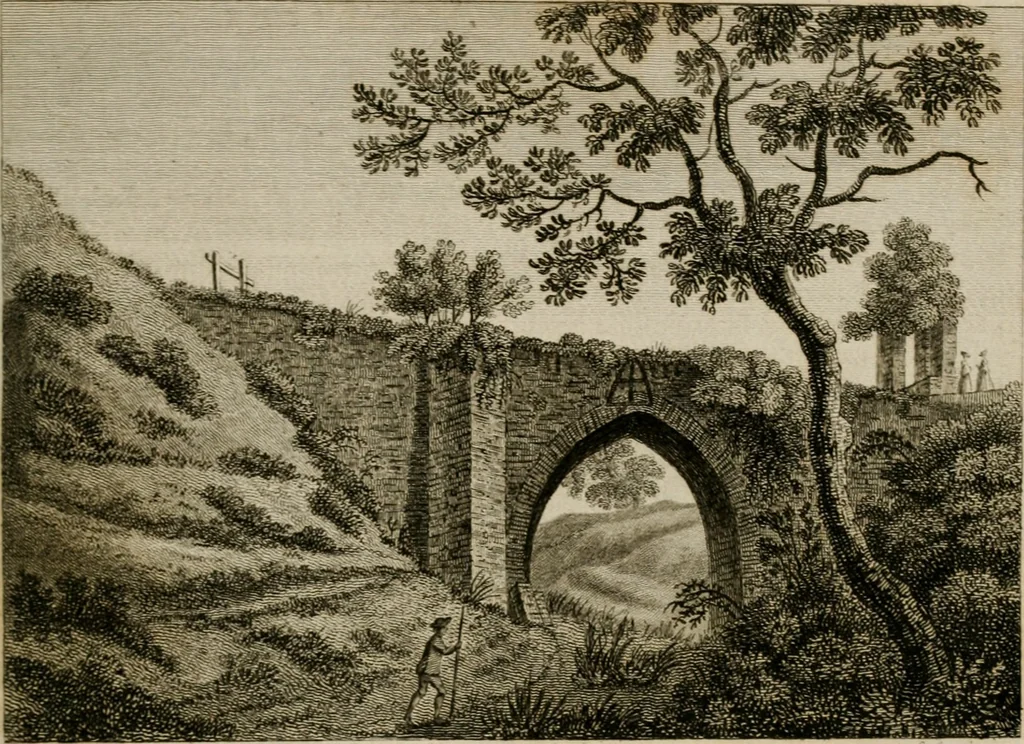 An illustration from Supplement to the antiquities of England and Wales, 1777, leaf 130