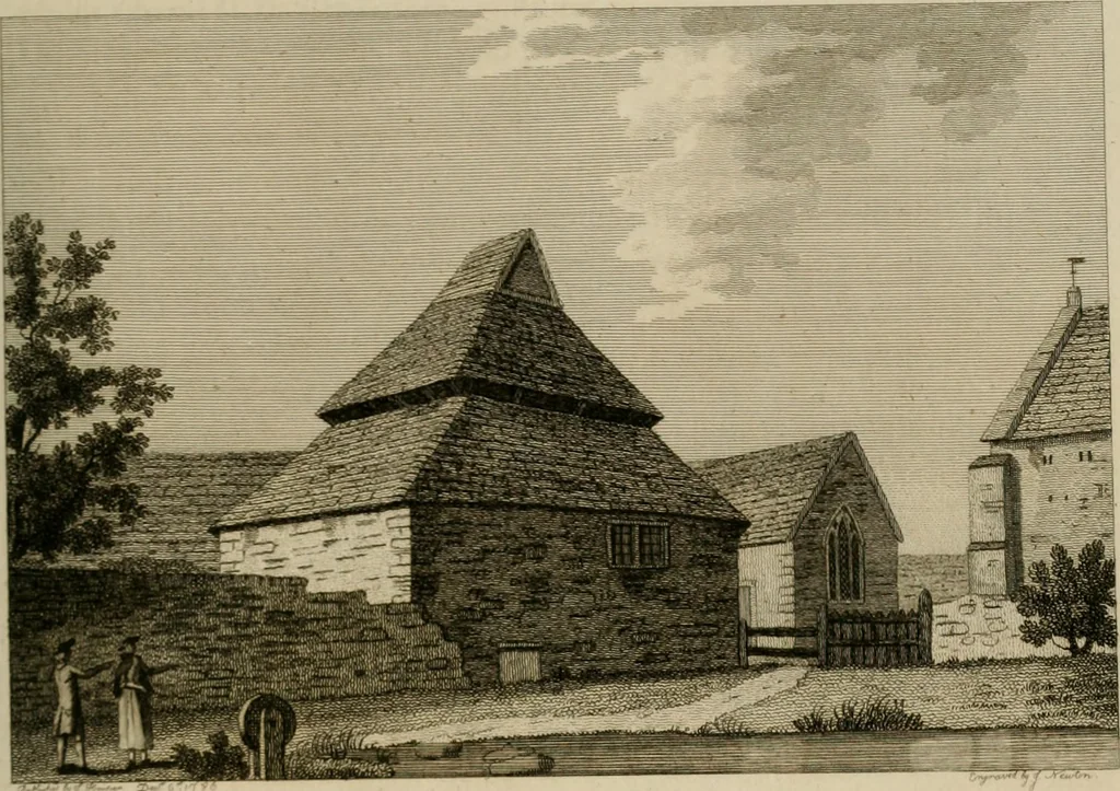An illustration from Supplement to the antiquities of England and Wales, 1777, leaf 156