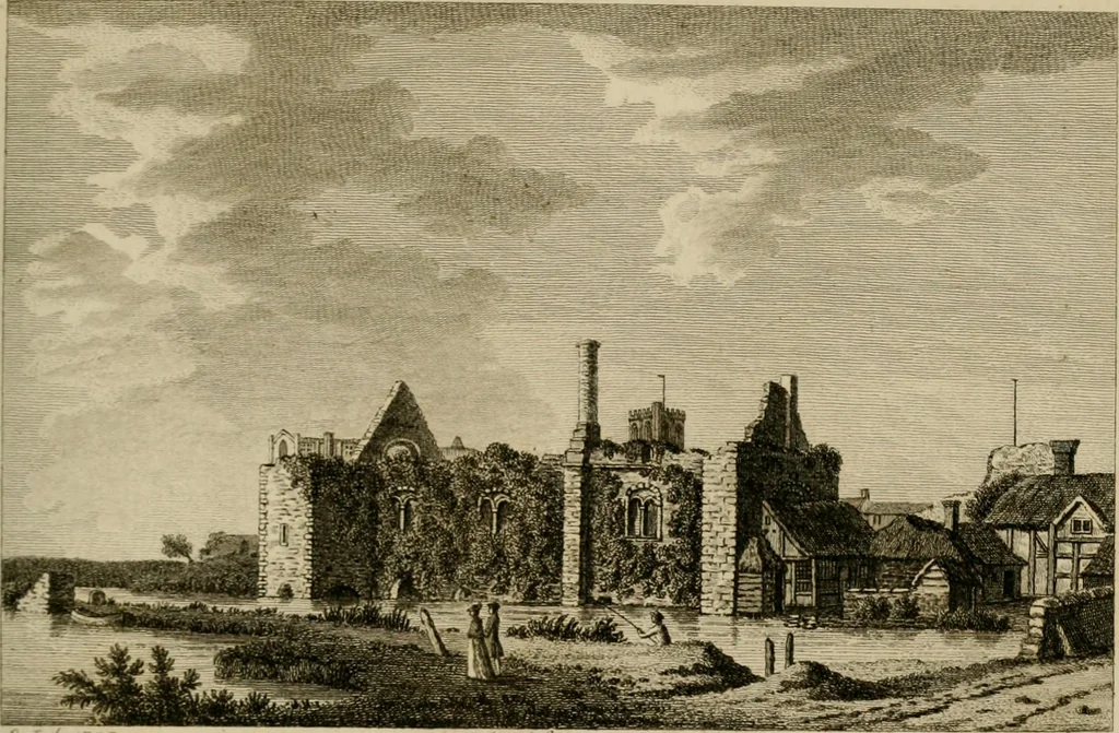 An illustration from Supplement to the antiquities of England and Wales, 1777, leaf 166