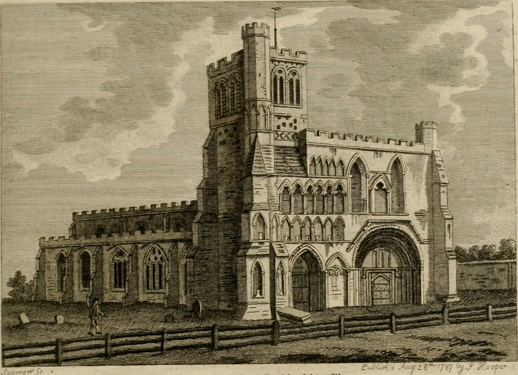 An illustration from Supplement to the antiquities of England and Wales, 1777, leaf 18