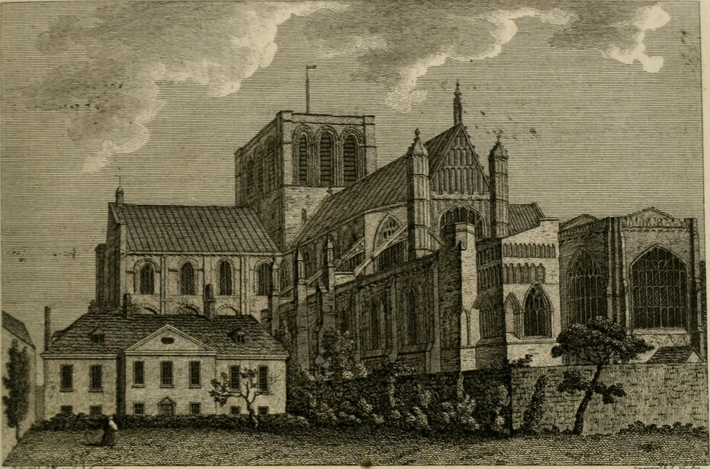 An illustration from Supplement to the antiquities of England and Wales, 1777, leaf 202