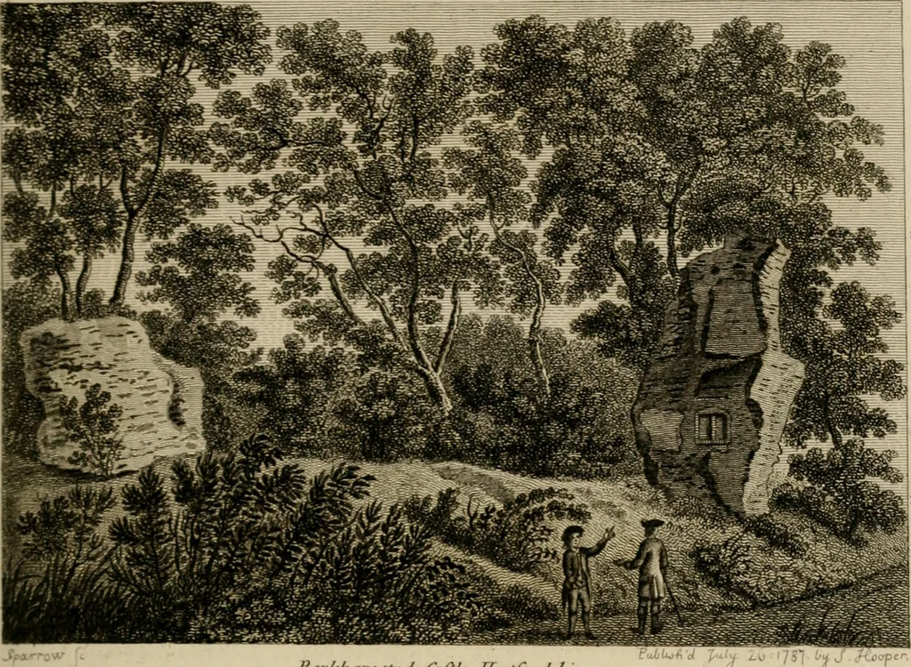 An illustration from Supplement to the antiquities of England and Wales, 1777, leaf 212