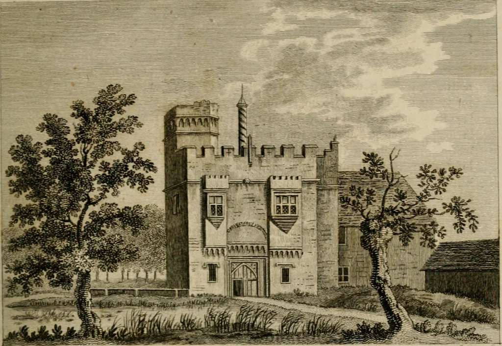 An illustration from Supplement to the antiquities of England and Wales, 1777, leaf 214