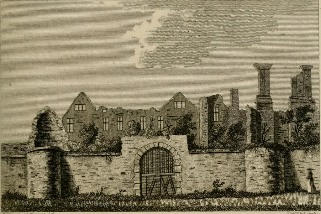 An illustration from Supplement to the antiquities of England and Wales, 1777, leaf 244