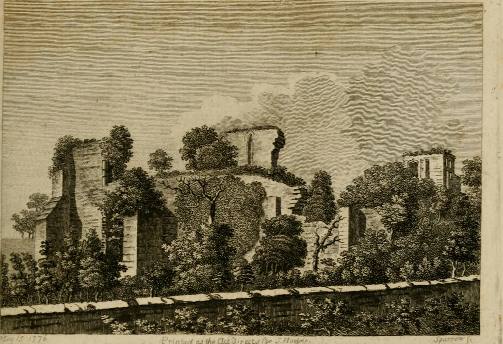 An illustration from Supplement to the antiquities of England and Wales, 1777, leaf 248