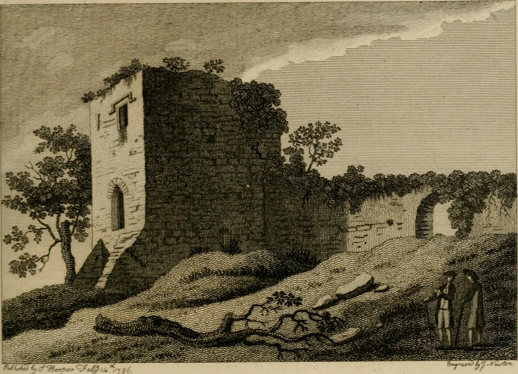 An illustration from Supplement to the antiquities of England and Wales, 1777, leaf 272