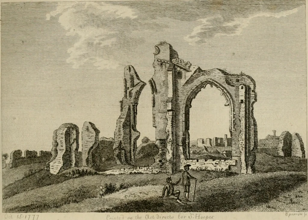 An illustration from Supplement to the antiquities of England and Wales, 1777, leaf 276