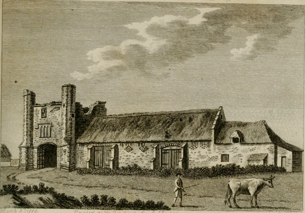 An illustration from Supplement to the antiquities of England and Wales, 1777, leaf 278