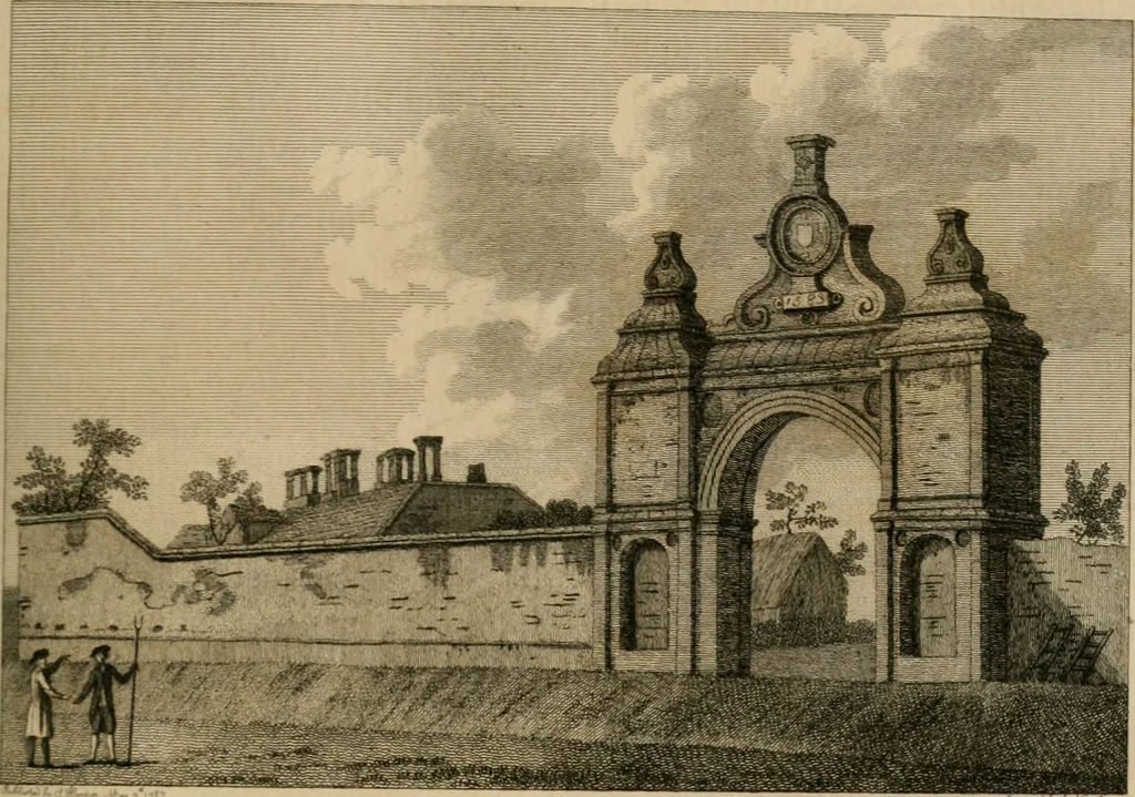 An illustration from Supplement to the antiquities of England and Wales, 1777, leaf 284