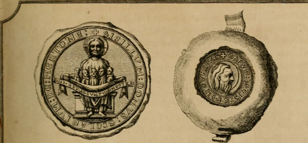 An illustration from Supplement to the antiquities of England and Wales, 1777, leaf 38