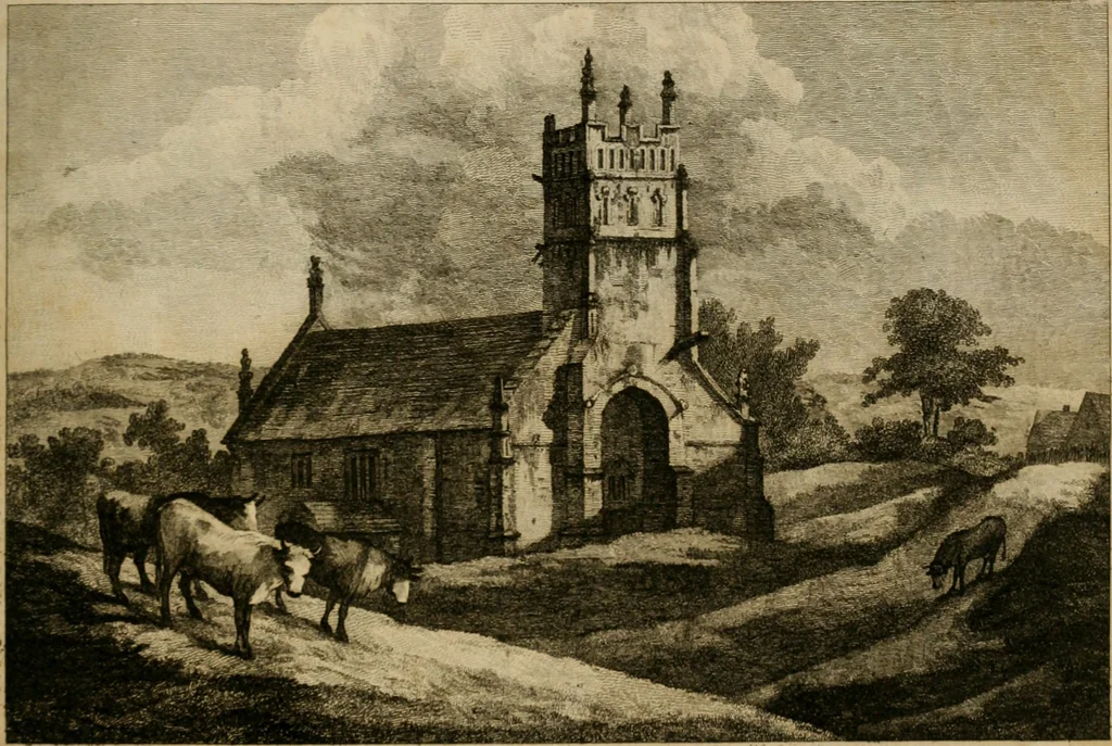 An illustration from Supplement to the antiquities of England and Wales, 1777, leaf 388