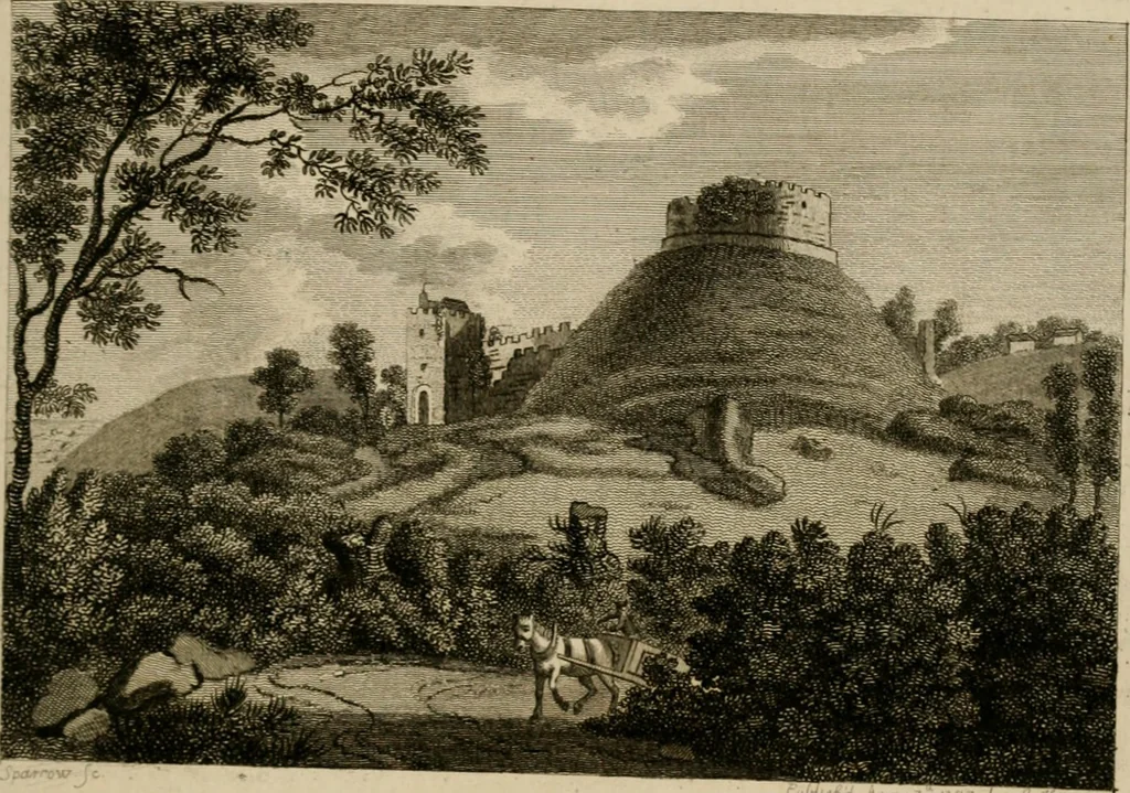 An illustration from Supplement to the antiquities of England and Wales, 1777, leaf 84